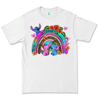 White stitch and lilo rainbow Premium Tee - AdoDesignShop