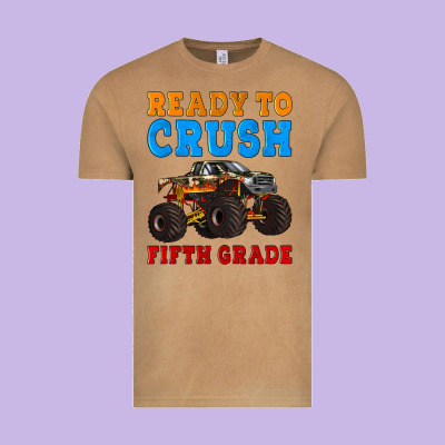 Ready To Crush Fifth Grade Vintage Tee Designed By Artiststas