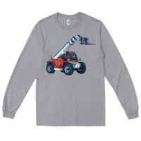 Heather Grey Telehandler Long Sleeve Tee - LillyAllenDesigns