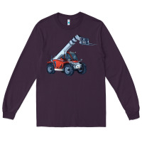 Plum Telehandler Long Sleeve Tee - LillyAllenDesigns