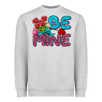Heather Grey be mine valentine Heavyweight Sweatshirt - AdoDesignShop