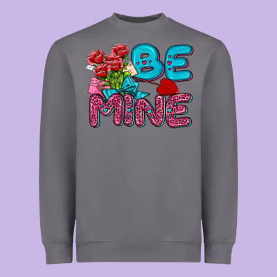 Be Mine Valentine Heavyweight Sweatshirt Designed By Adodesignshop