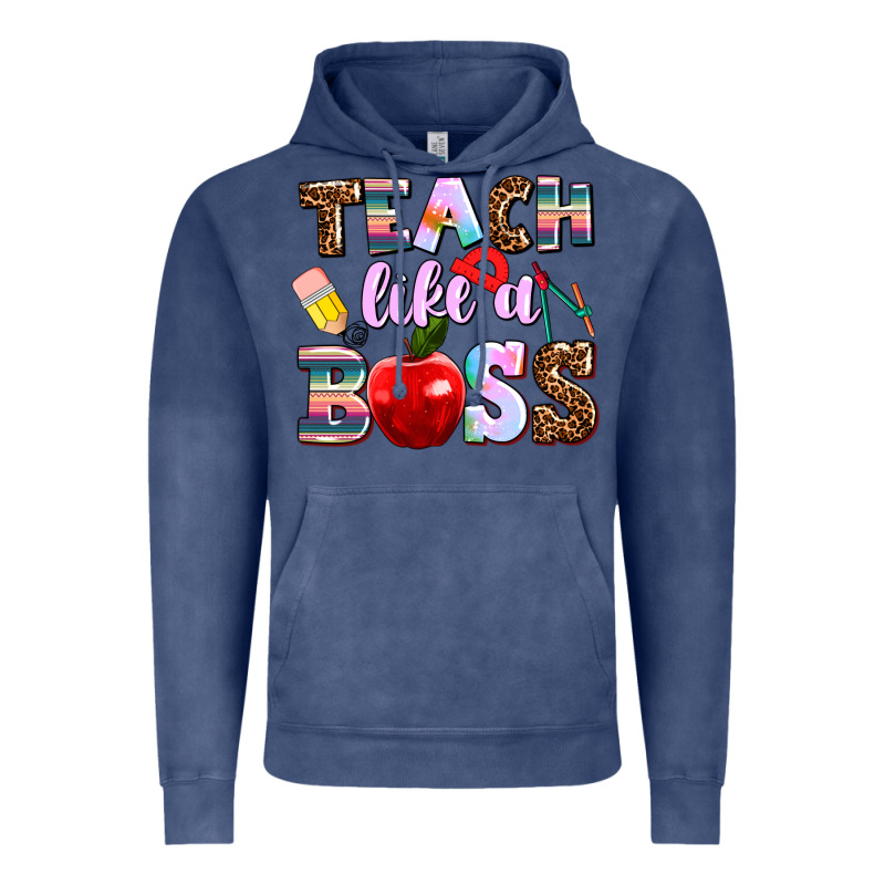 Teach Like A Boss Vintage Hoodie by AdoDesignShop | Teevron