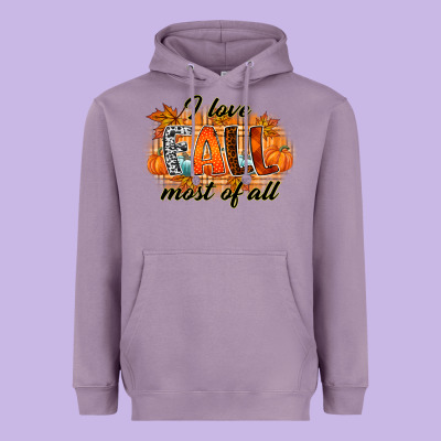 I Love Fall Most Of All Heavyweight Hoodie Designed By Racoondesign