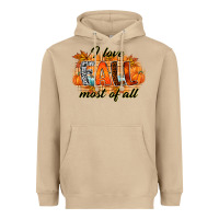Mushroom i love fall most of all Heavyweight Hoodie - RacoonDesign