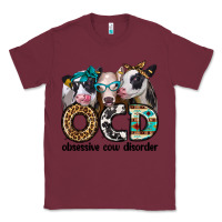 Burgundy ocd obsessive cow disorder Classic Tee - Jasminsmagicworld