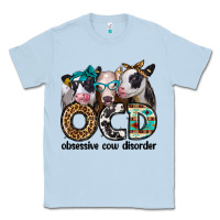 Dusty Blue ocd obsessive cow disorder Classic Tee - Jasminsmagicworld