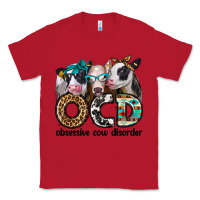 Red ocd obsessive cow disorder Classic Tee - Jasminsmagicworld