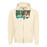 Sandshell western howdy honey arrow gemstone Zipper Hoodie - NancyCooperArtShop