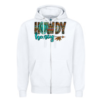 White western howdy honey arrow gemstone Zipper Hoodie - NancyCooperArtShop