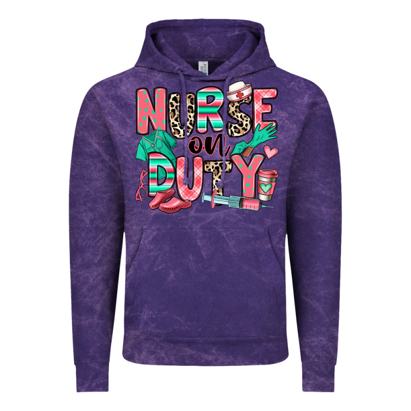 Nurse On Duty Vintage Hoodie by RanaPortraitStore | Teevron