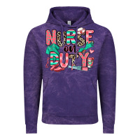 Cloud Purple nurse on duty Vintage Hoodie - RanaPortraitStore