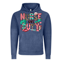 Vintage Denim nurse on duty Vintage Hoodie - RanaPortraitStore