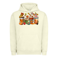 Pigment Pistachio fall coffee cups Urban Hoodie - CowGirlArtShop