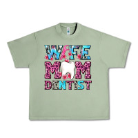 Oil Green Wife Mom Dentist With Tooth And Floss Urban Heavy Tee - AdoDesignShop