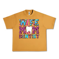 Peanut Butter Wife Mom Dentist With Tooth And Floss Urban Heavy Tee - AdoDesignShop