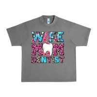 Tornado Wife Mom Dentist With Tooth And Floss Urban Heavy Tee - AdoDesignShop