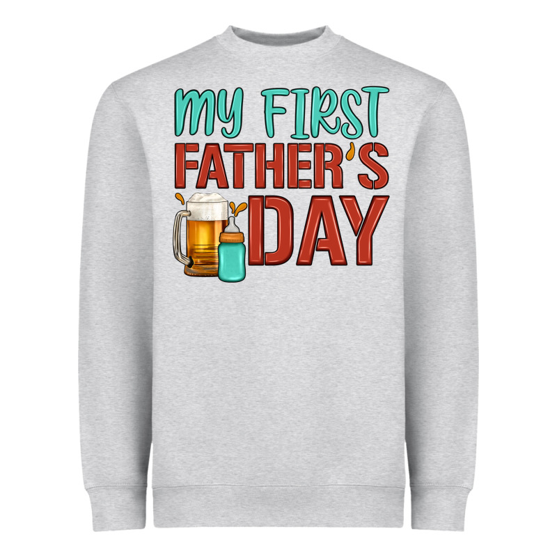 My First Father's Day Heavyweight Sweatshirt by Artiststas | Teevron