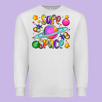 Safe Space Premium Sweatshirt Designed By Artiststas