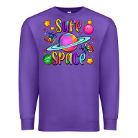 Purple safe space Premium Sweatshirt - Artiststas