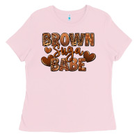 Bubblegum Pink Brown sugar babe Ladies Tee - RanaPortraitStore