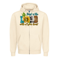 Sandshell trust in the lord with all your heart Zipper Hoodie - NancyCooperArtShop