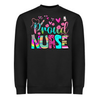 Black proud nurse Heavyweight Sweatshirt - BundleAndBundleShop