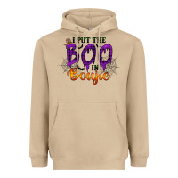 Mushroom I put the Boo in Boujie Heavyweight Hoodie - RacoonDesign
