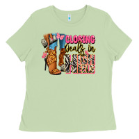 Matcha Closing deals in high heels black fashion girl Ladies Tee - RanaPortraitStore