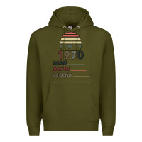 Army Green Vintage May 1970 Premium Hoodie - Bettercallsaul