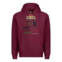 Burgundy Vintage May 1970 Premium Hoodie - Bettercallsaul