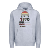 Heather Grey Vintage May 1970 Premium Hoodie - Bettercallsaul