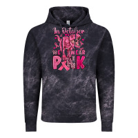 Cloud Black in october we wear pink dinosaur Vintage Hoodie - JahusDesignShop