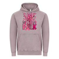 Vintage Zinc in october we wear pink dinosaur Vintage Hoodie - JahusDesignShop