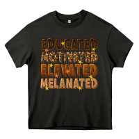 Asphalt melanin educated motivated elevated melanated Heavy Core Tee - texasbilliewilder