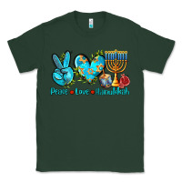 Sports Green peace love hanukkah Classic Tee - AdoDesignShop