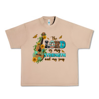 Burro the lord is my strength and my song guitar with su Urban Heavy Tee - AdoDesignShop