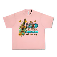 Salmon the lord is my strength and my song guitar with su Urban Heavy Tee - AdoDesignShop