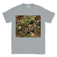 Heather Grey camouflage  leopard Classic Tee - BarkalooDesign