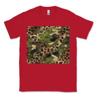 Red camouflage  leopard Classic Tee - BarkalooDesign