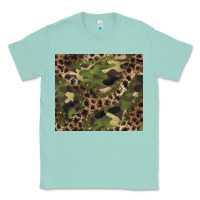 Seafoam camouflage  leopard Classic Tee - BarkalooDesign