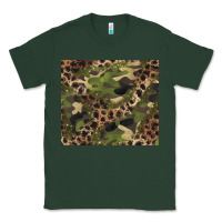 Sports Green camouflage  leopard Classic Tee - BarkalooDesign