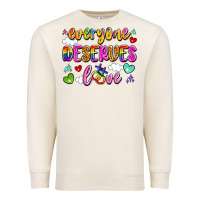 Sandshell everyone deserves love Premium Sweatshirt - Artiststas