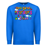 True Royal everyone deserves love Premium Sweatshirt - Artiststas