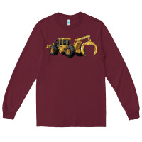 Burgundy Skidders Long Sleeve Tee - LillyAllenDesigns