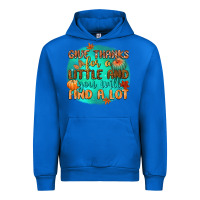 Cobalt give thanks for a little and you will find a lot Urban Hoodie - CowGirlArtShop