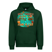 Forest Green give thanks for a little and you will find a lot Urban Hoodie - CowGirlArtShop