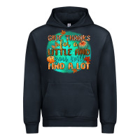 Navy give thanks for a little and you will find a lot Urban Hoodie - CowGirlArtShop