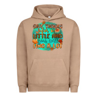 Pigment Burro give thanks for a little and you will find a lot Urban Hoodie - CowGirlArtShop