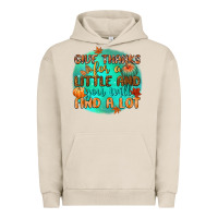 Pigment French Oak give thanks for a little and you will find a lot Urban Hoodie - CowGirlArtShop
